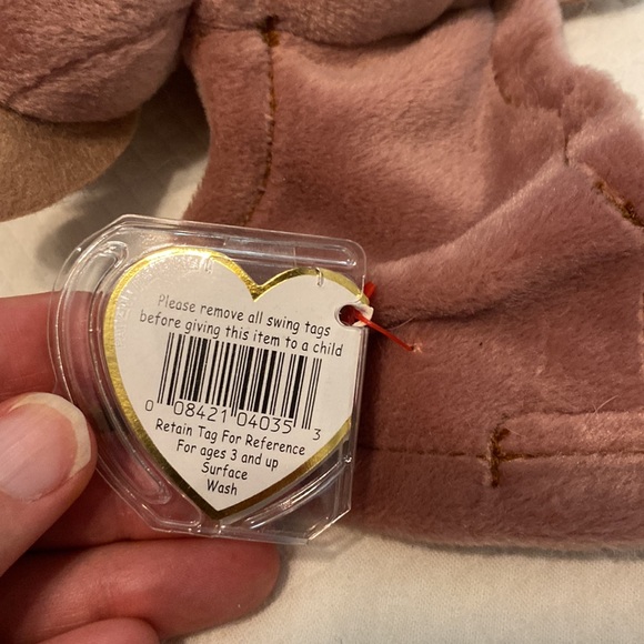 Ty Beanie Baby Brown Halloween Bat Batty Stuffed Animal Toy Velcro Wings - Picture 7 of 9